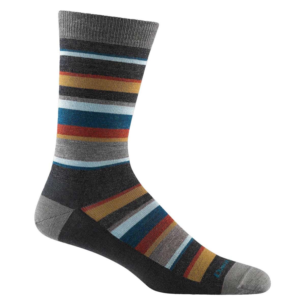 Darn Tough Druid Crew Lightweight Sock Men's in Charcoal